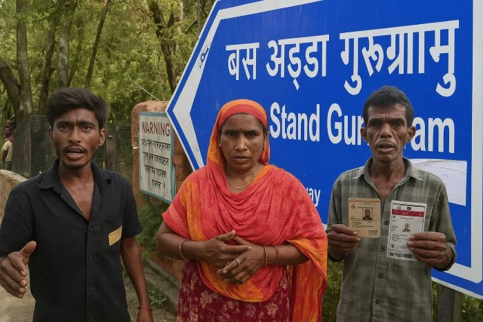 পশ্চিমবঙ্গের অনেক মুসলমান বাসিন্দা বাংলাদেশি হিসেবে আটকের ভয়ে গুরুগ্রাম ছাড়ছেন